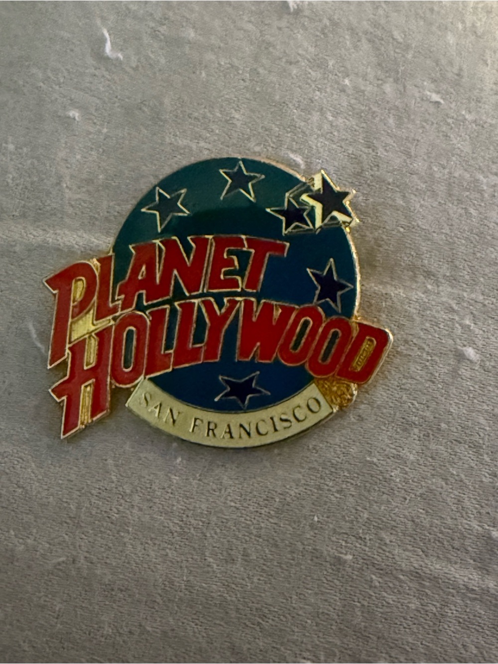 Vintage Planet Hollywood San Francisco Enamel Pin